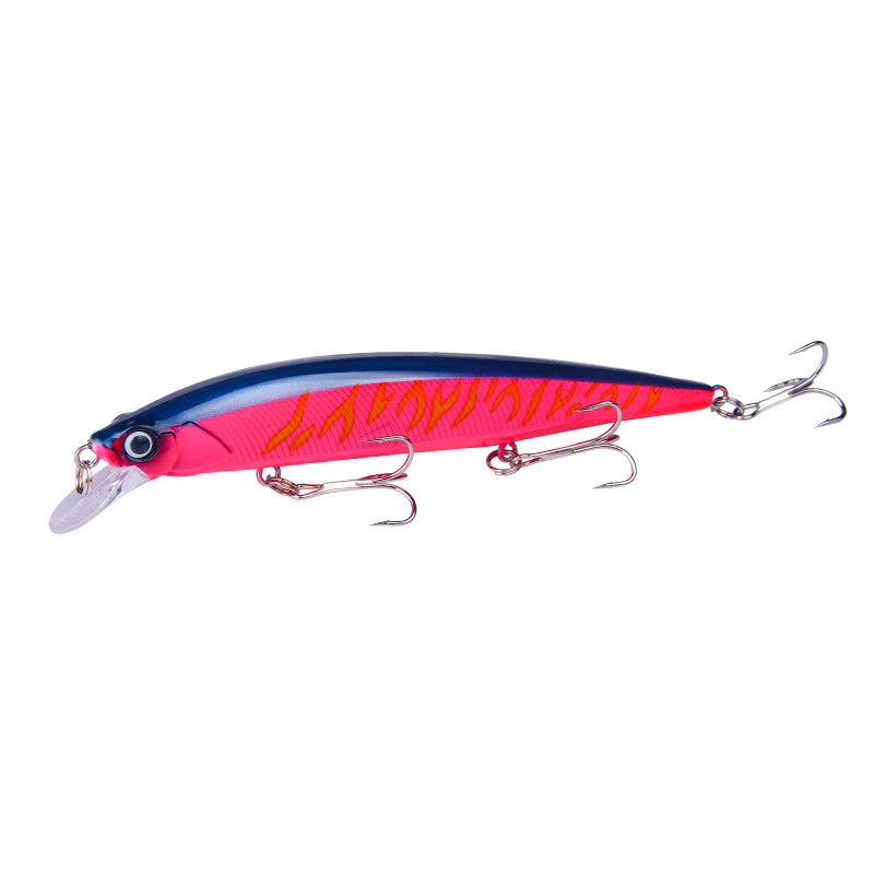 Bâton de lure 14cm de long jet de plomb bloc flottant d'eau Minnow
