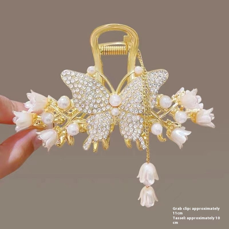 Mode pour femmes Grandes Barrettes à papillon