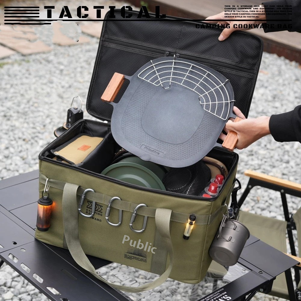 Sac de rangement pour outils de camping de grande capacité
