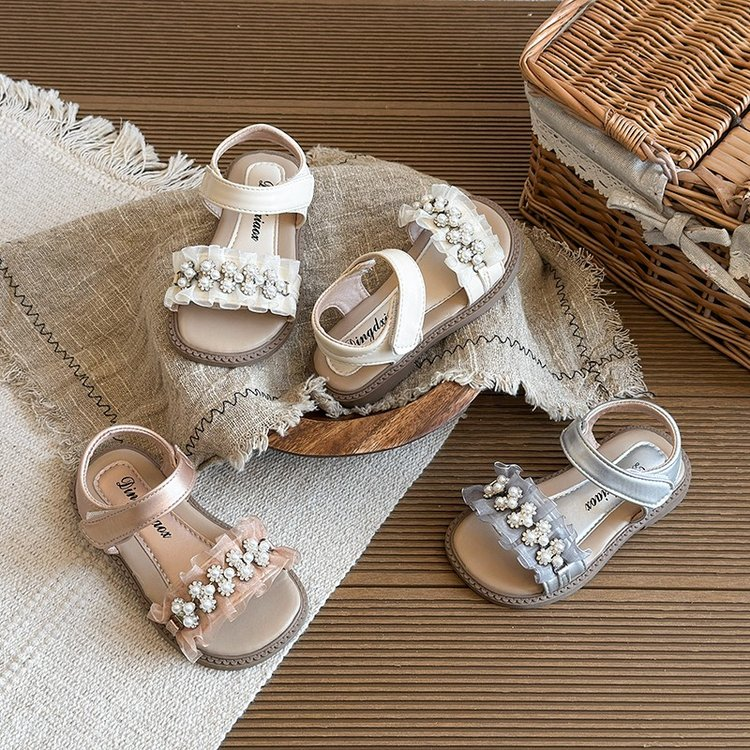 Été Arrivée Filles' Mode Strass Princesse Chaussures