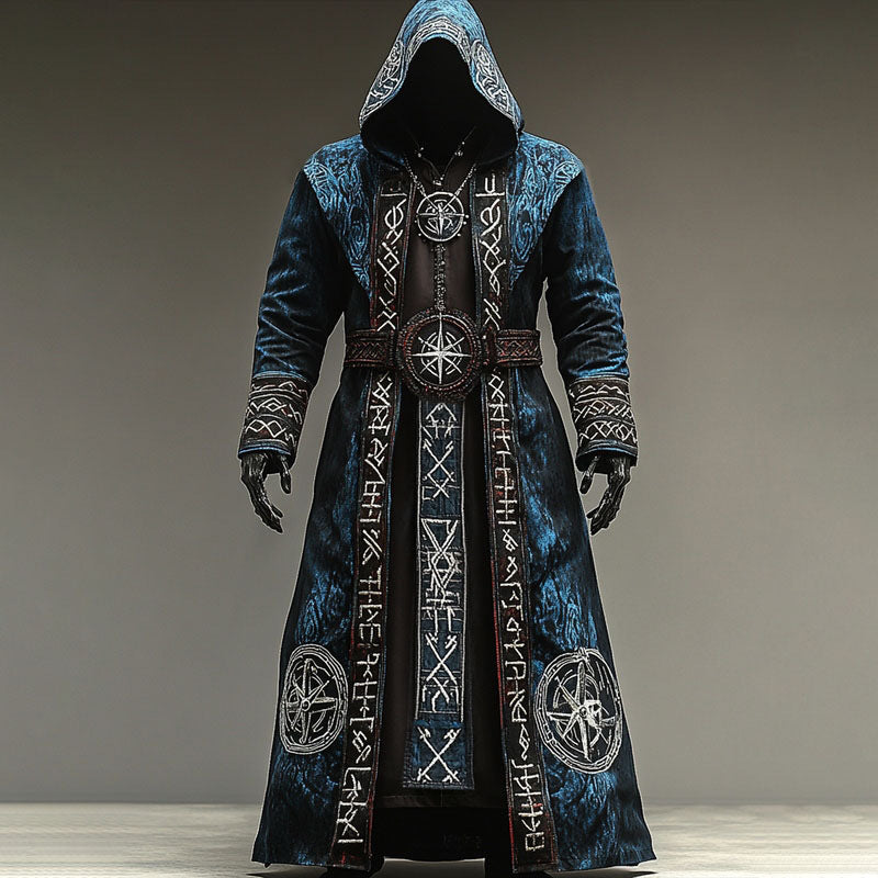 Résumé Cape Coat à manches longues pour Cardigan occasionnel masculin
