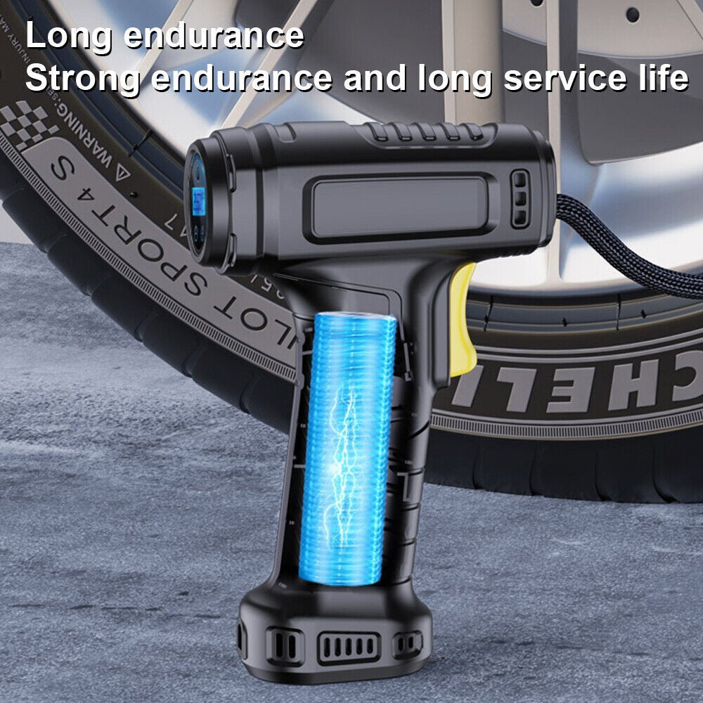 Gonflateur de pneus de voiture rechargeable sans fil, numérique, USB, compresseur d'air de pneus
