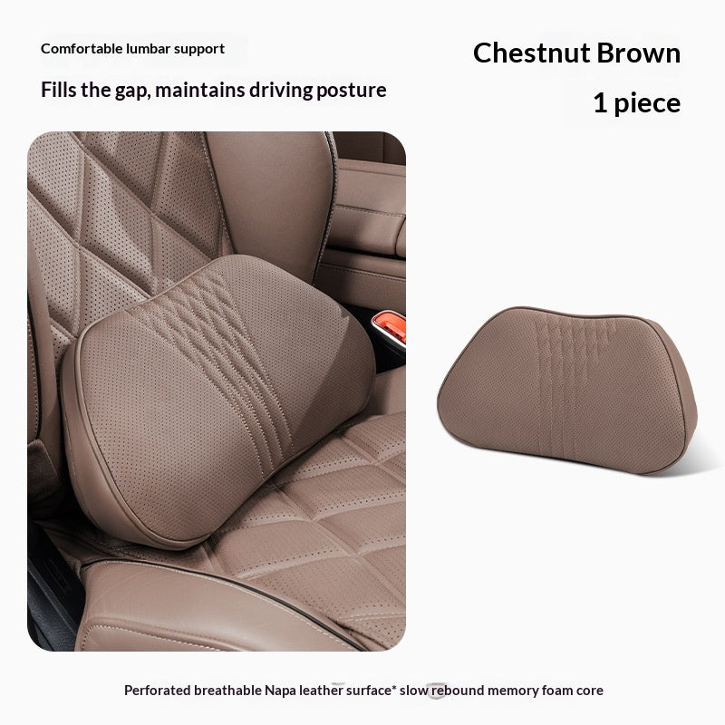 Summer Respirant Memory Foam Car Headset & Lombar Support