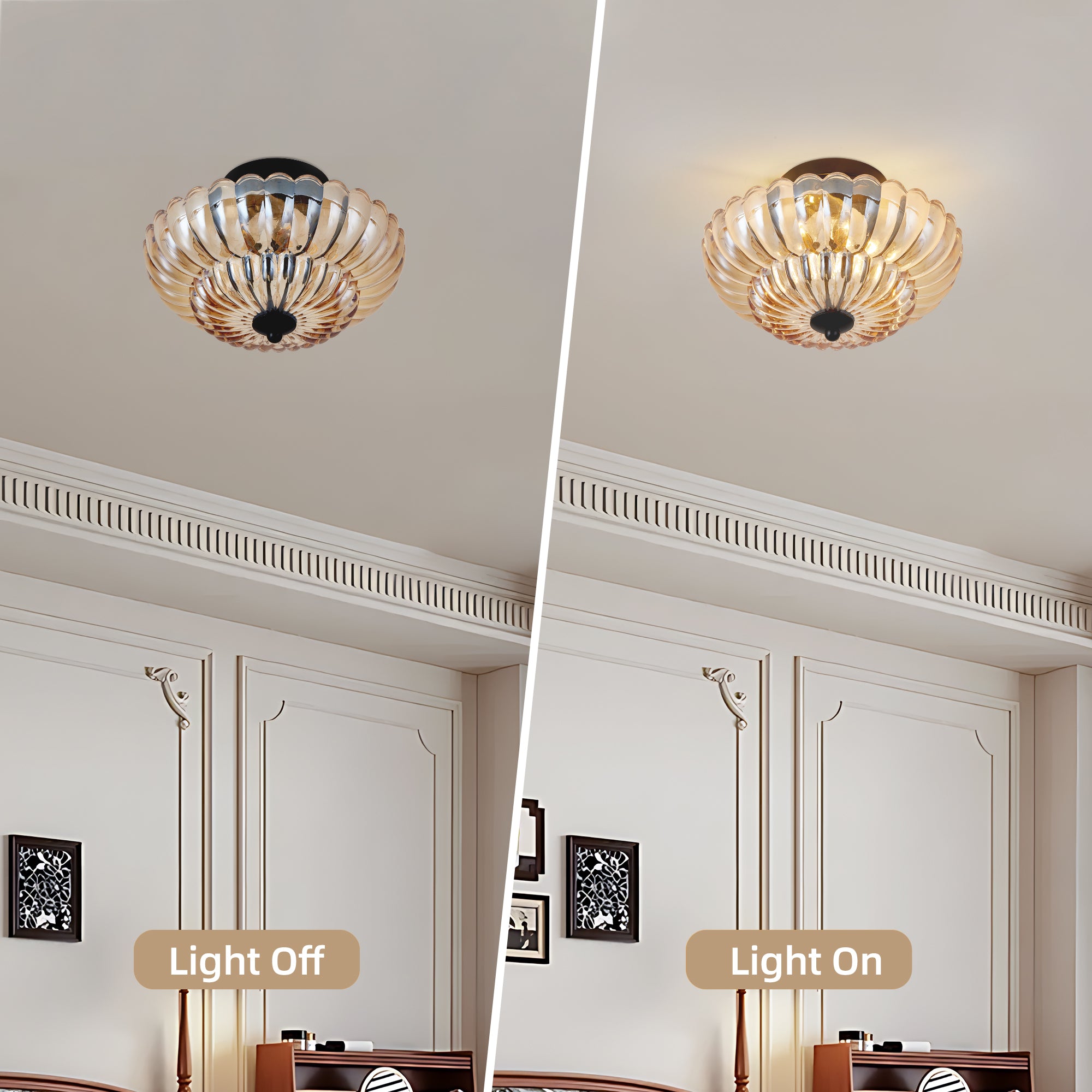 Lumière de plafond de montage semi-flush