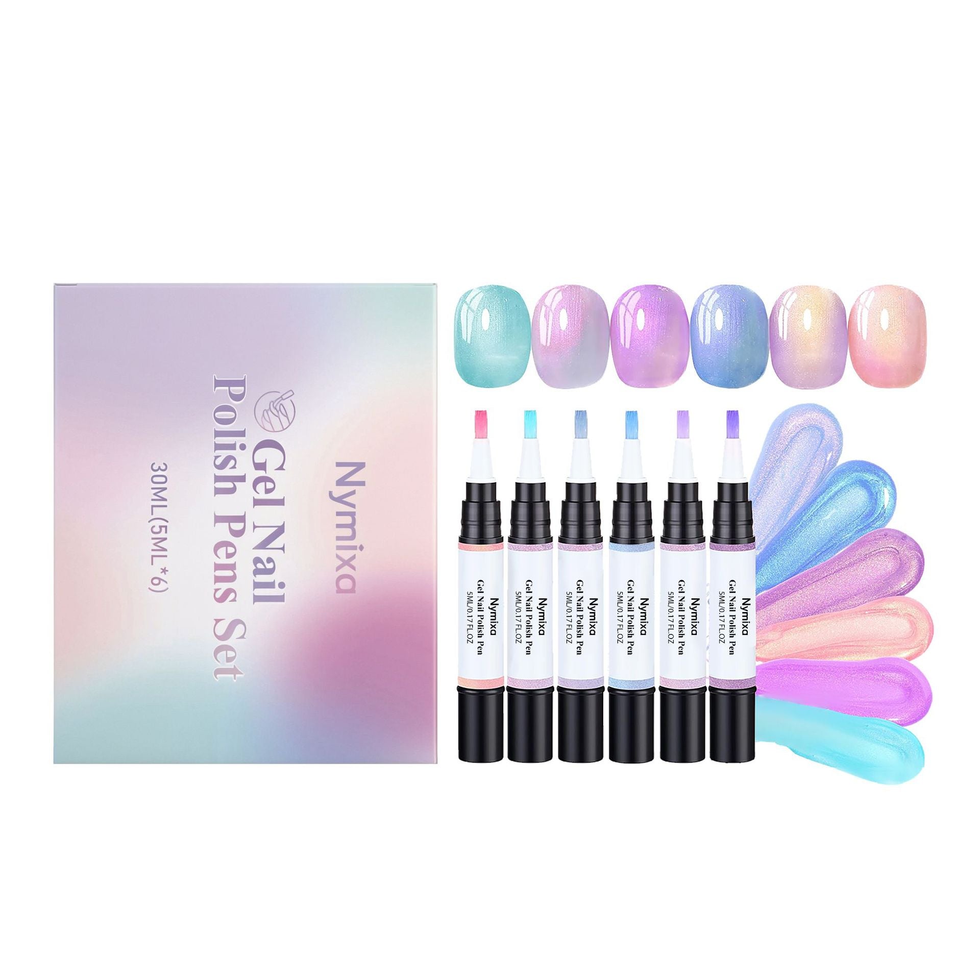 Jeu de stylos polonais Gel Nail