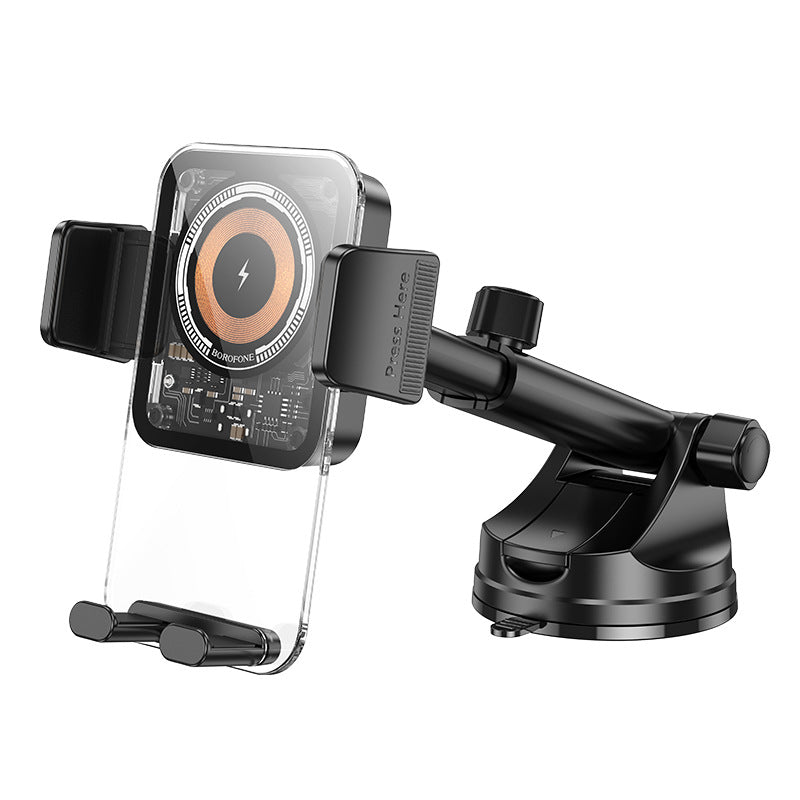 Voiture Mobile Téléphone Bracket magnétique sans fil charge rapide Dashboard fixe support anti-shake