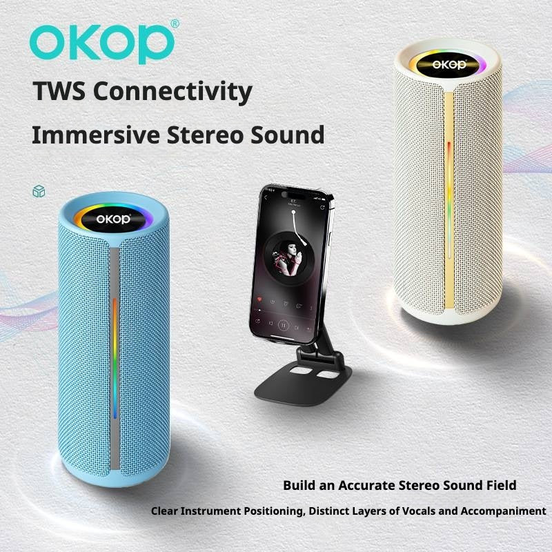 KP-817 Wireless Bluetooth Speaker Outdoor Waterproof Long Battery Life TWS Bureau simple