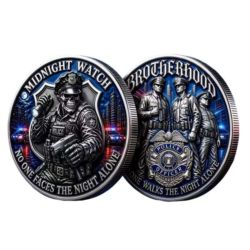Médaille commémorative de la pièce en métal de secours double face