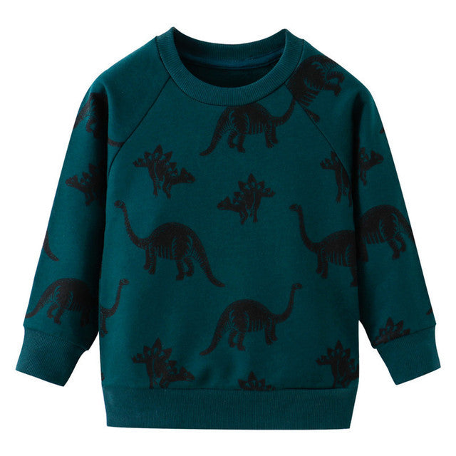 Jumping Meters Arrivée Sweatshirts de dessin animé pour garçons filles Cl