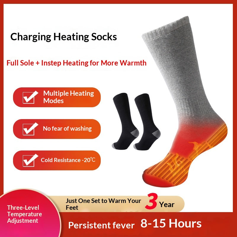 Chaussettes d'hiver chauffées électriques pour la protection contre le froid
