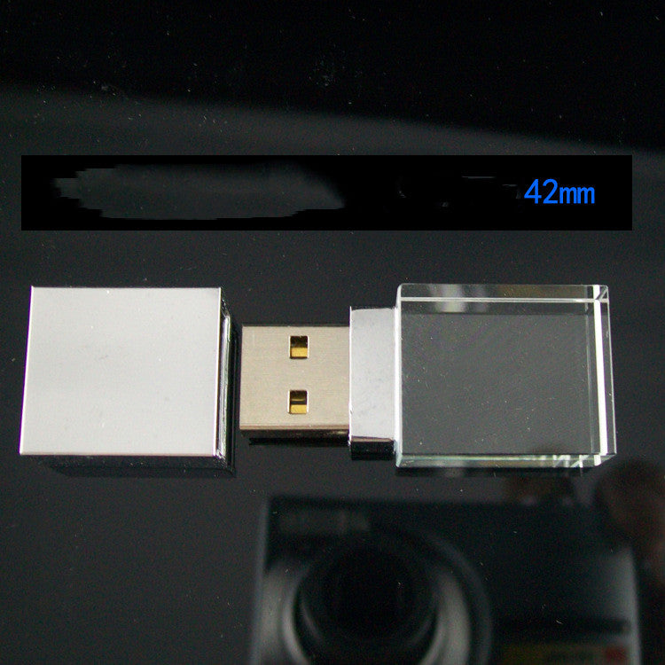 DIY Lumineux Creative Crystal U Disk Mini voiture