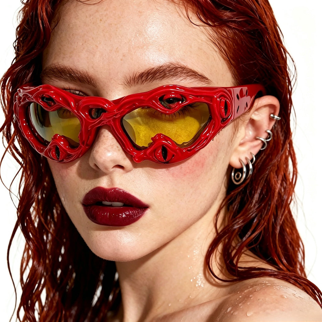 Lunettes de soleil 3D de forme Eyeball