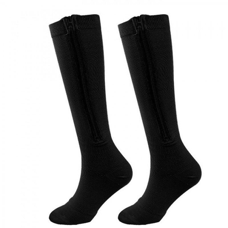 Chaussettes de compression avec étirement pour l'exercice Zip Sox Sweat-wicking et respirant