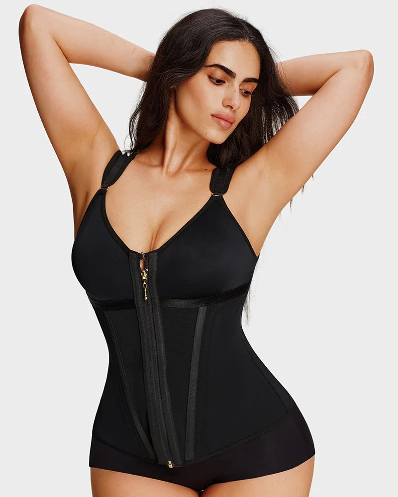 Double-Layer Tummy Control Waist Shaper Girdle avec Bra