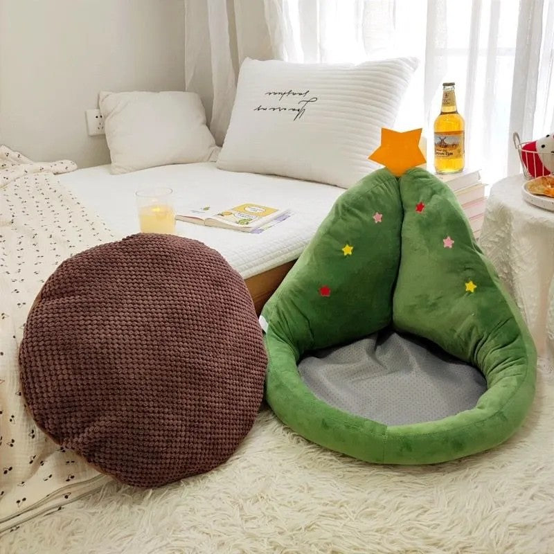 Plancher de Noël Coussin Lazy Pouf Noël