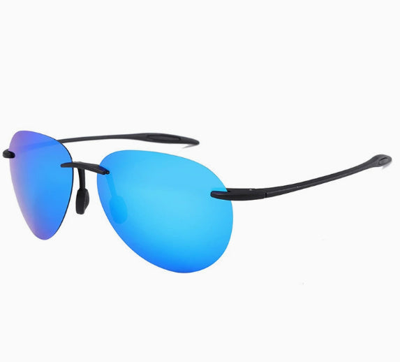 Lunettes de soleil rétro polarisé ultra-légères