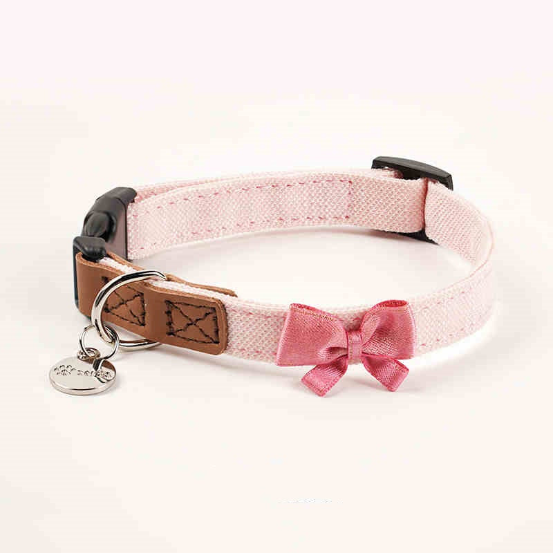 Corde de maintien des mains de chien de chien Cute Bow Tone de collier