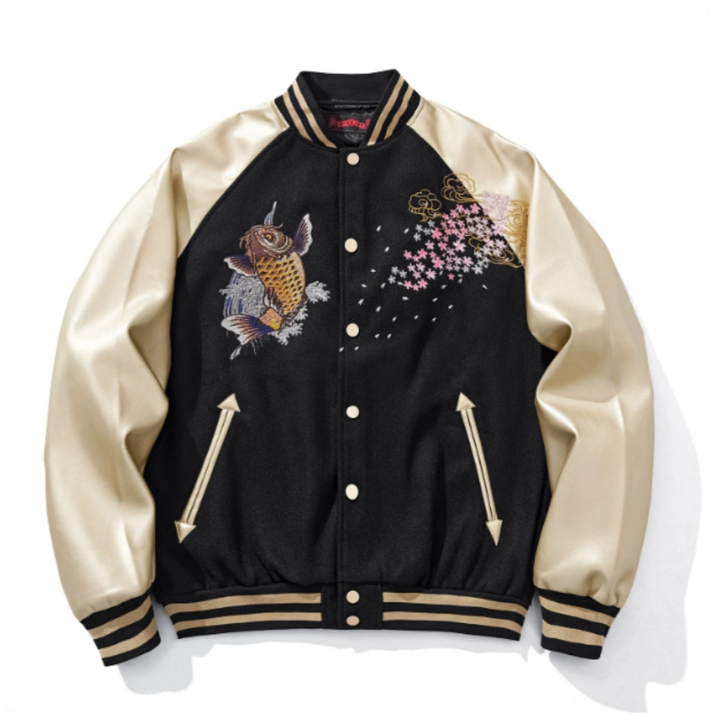 Veste de carpe brodée robuste