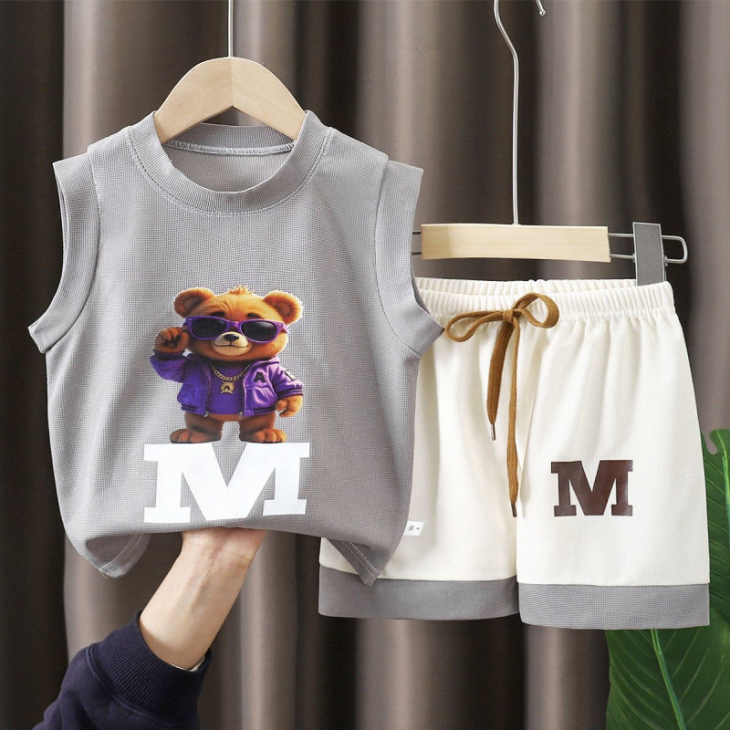 Vêtements de sport à manches courtes pour enfants