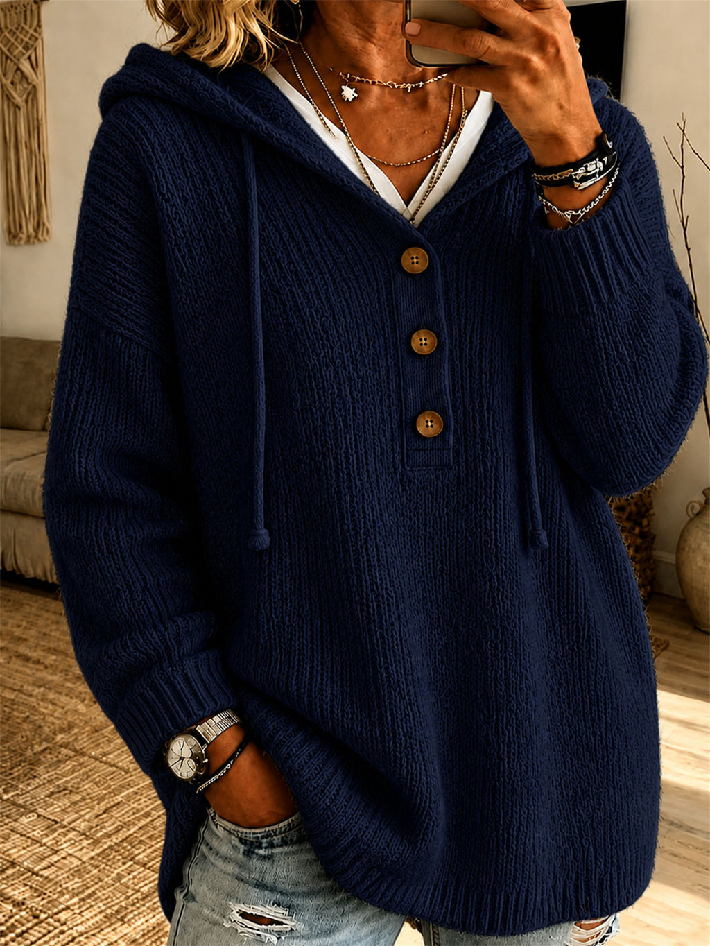 Polyester blouse