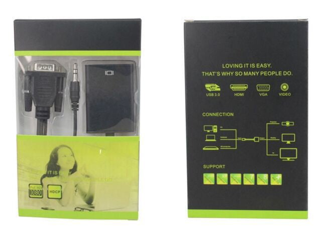 Moniteur de connexion de câble audio pour ordinateur portable noir