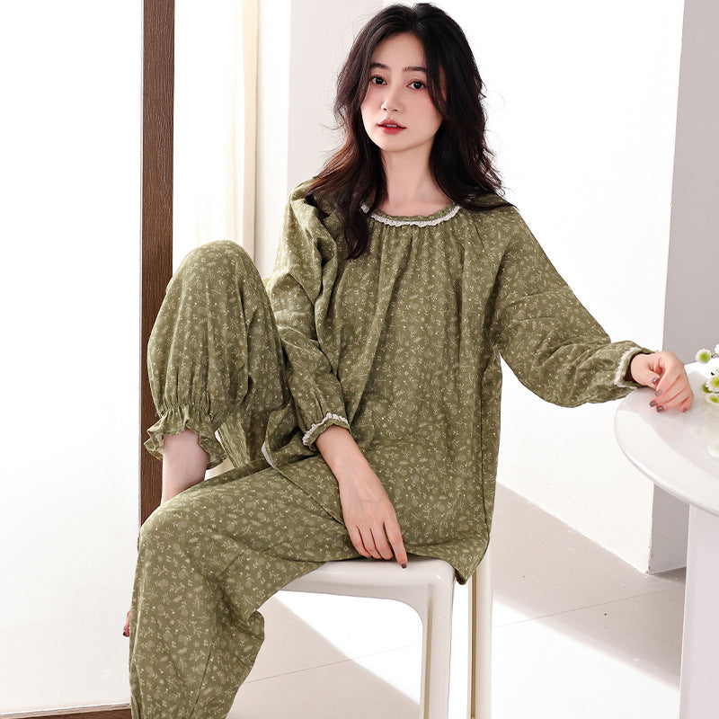 Robe de pyjama en coton pour femmes de mode
