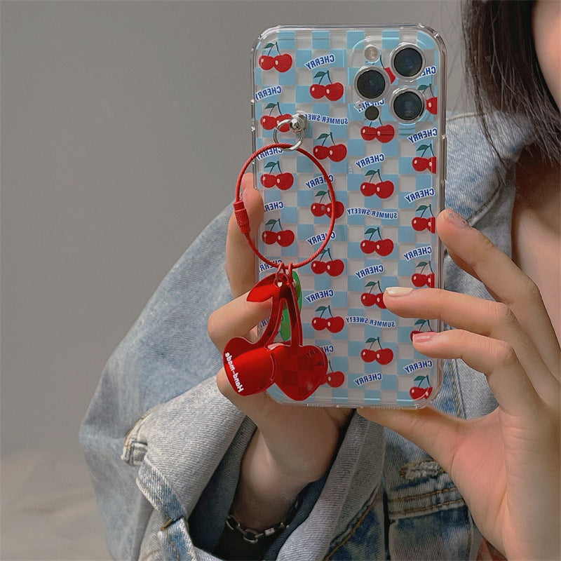 Cerise Pendentif Téléphone portable Cas Xxr Femme