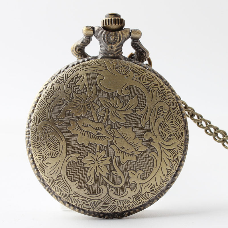 Mode Rouge Commemorative Pendentif Collier chaîne montre