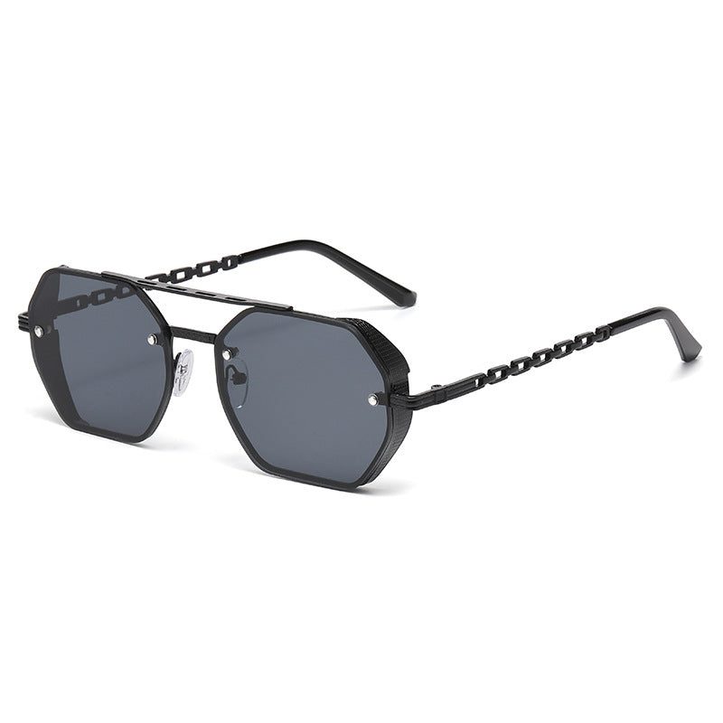 Lunettes de soleil multifaces haut de gamme pour femmes
