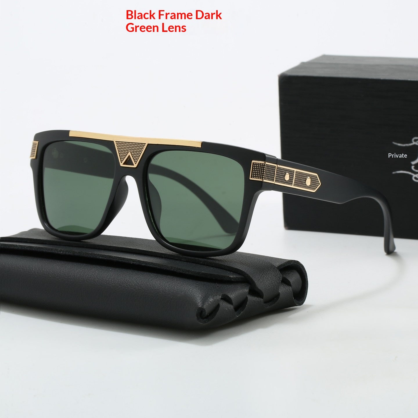 Cadre surdimensionné Lunettes de soleil polarisés