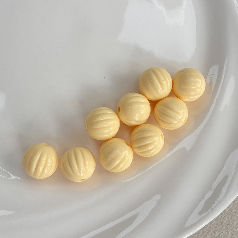 Perles de citrouille acrylique 14mm