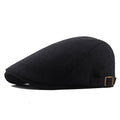 Hommes Linge de coton Vintage Peaked Cap