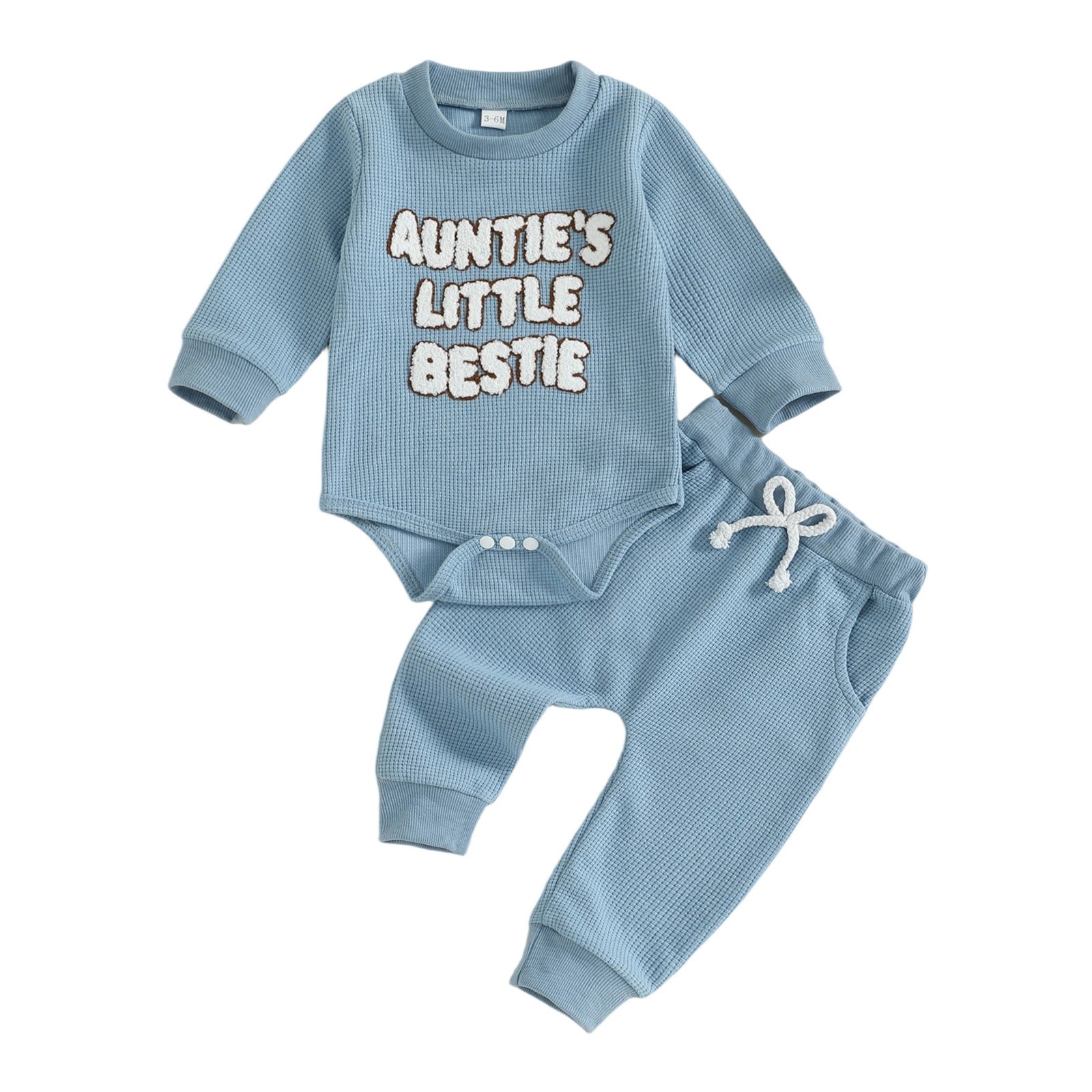 Ensemble à capuche brodée décontractée et polyvalente pour enfants