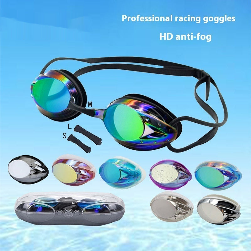 Lunettes de natation professionnelles anti-fog HD étanches