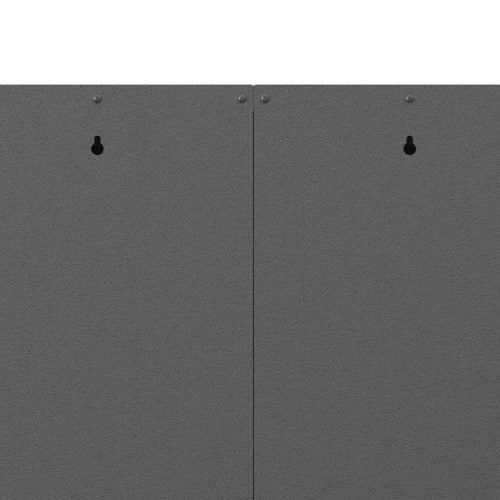 Armoire de rangement en métal mural avec porte de verrouillage et 1 plateau 1 tiroir ouvert pour