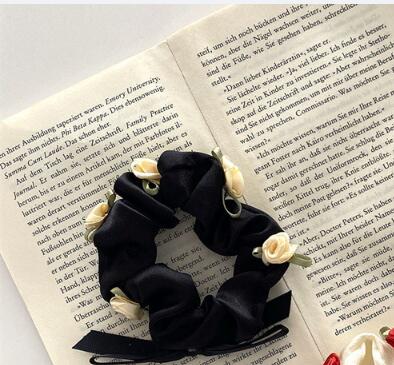 Romantique Rose tridimensionnelle French Retro Girl Flower Hairband Fairy Style Hair Accesso