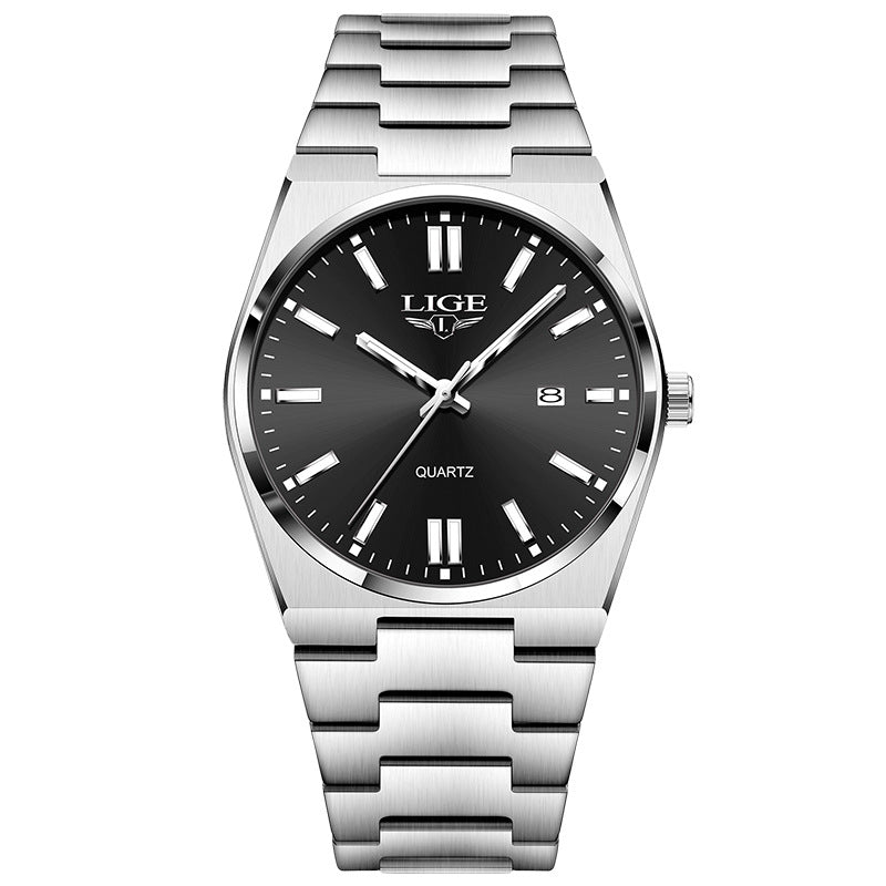 Imperméable Quartz lumineux Calendrier multifonction Wristwatch