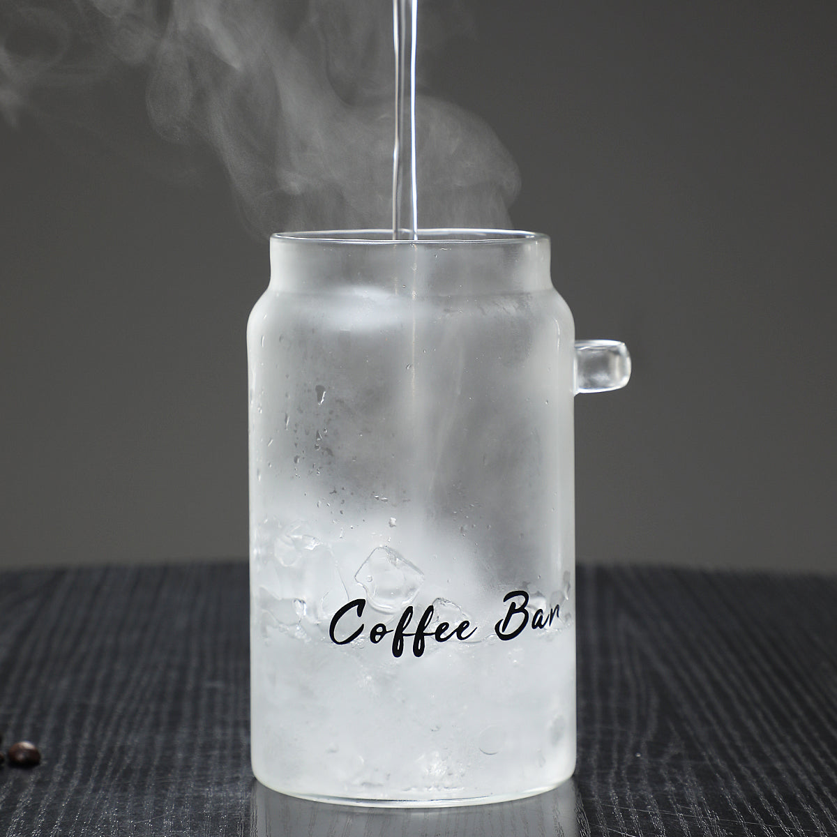1 Pcs 18,5 Pots de café en verre OZ avec cuillères
