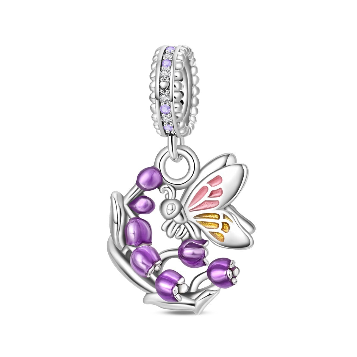 Bracelet de bricolage plaqué argent Charms Et des pendentifs