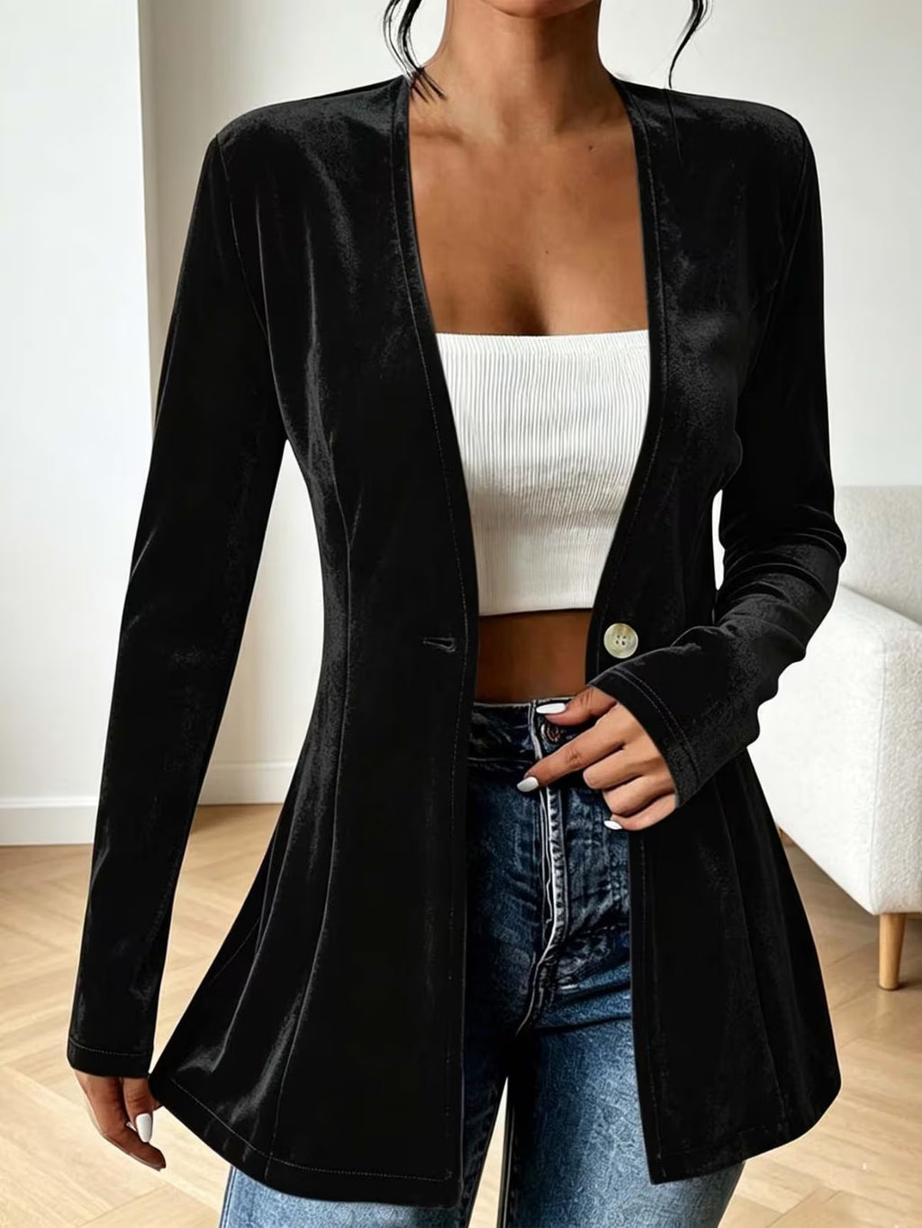 Veste Blazer de style européen et américain