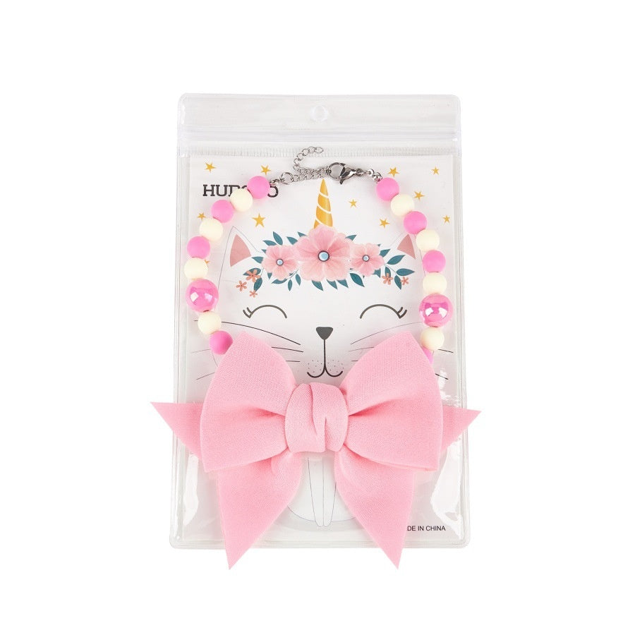 Grand Bow Tie haut de gamme coloré Exquise accessoire pour les animaux de compagnie