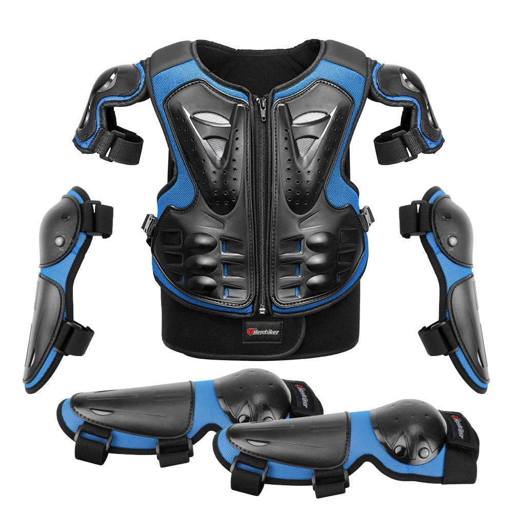 Jeu de cinq pièces de blindage pour enfants de moto