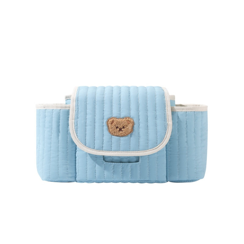 Sac matelassé à fermeture à glissière Sac à poussettes bébé