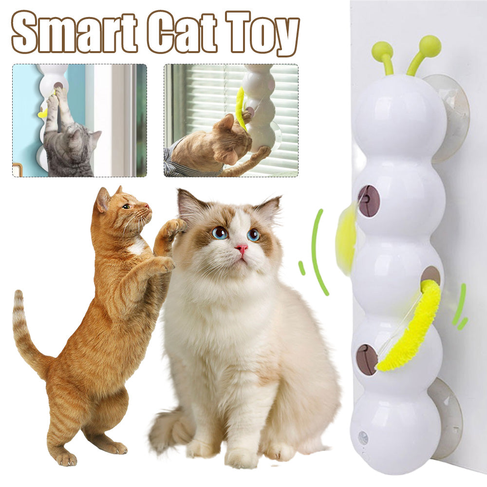 Jouet chat interactif intelligent avec mouvement de la queue mouvement activé rechargeable