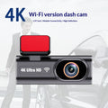 CAR DVR compatible WIFI avec un écran de 197 pouces pour la connectivité de téléphone mobile