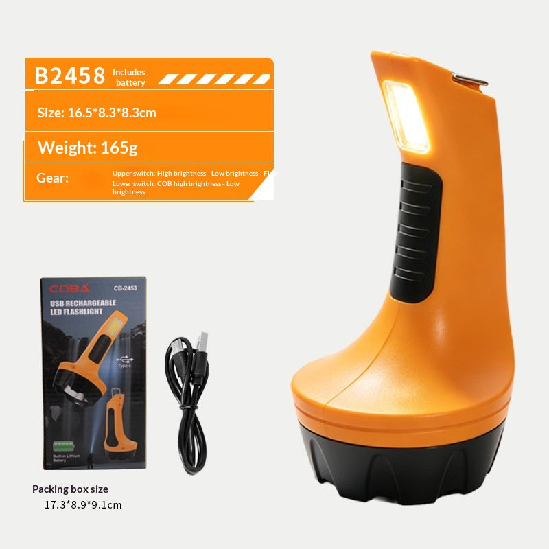 Projecteur de qualité militaire rechargeable ultra-brillant haute intensité