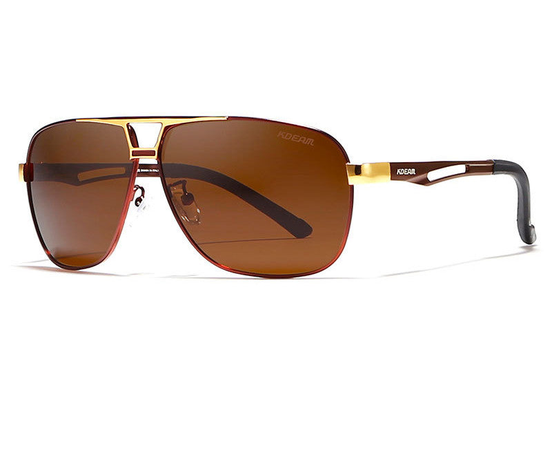 Lunettes de soleil polarisé en aluminium en métal