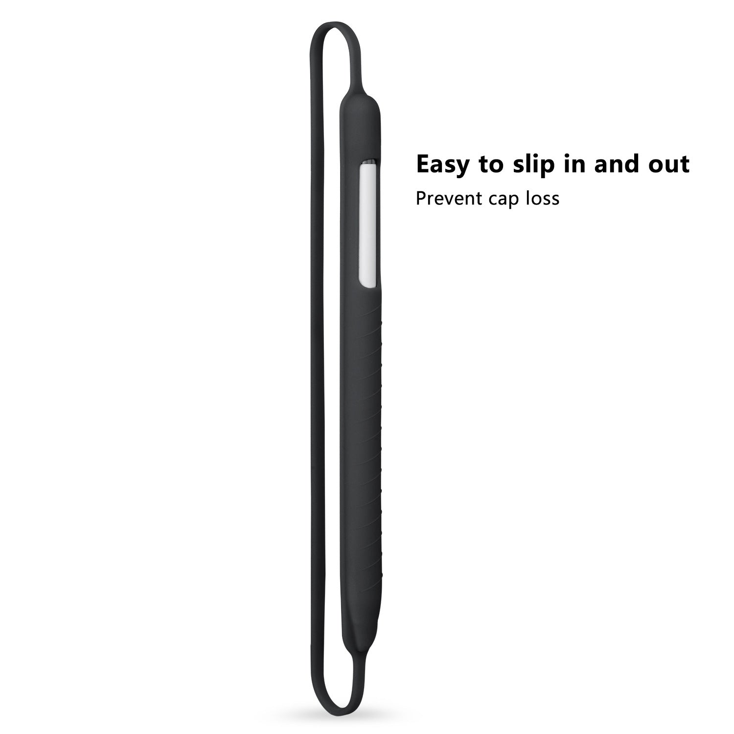 Cas de snap sur stylo de génération de silicone