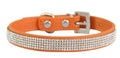 Collier de chien de broderie de diamant de chat