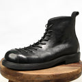 Homme Martin Bottes Amekaji travail véritable en cuir style vintage